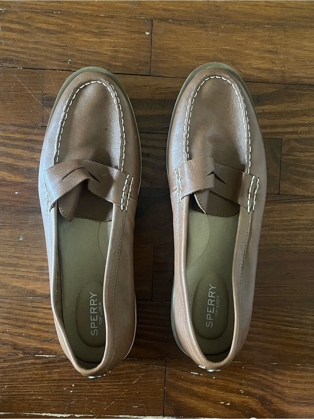 Sperry Tan Leather Women’s Chunky Penny Loafer